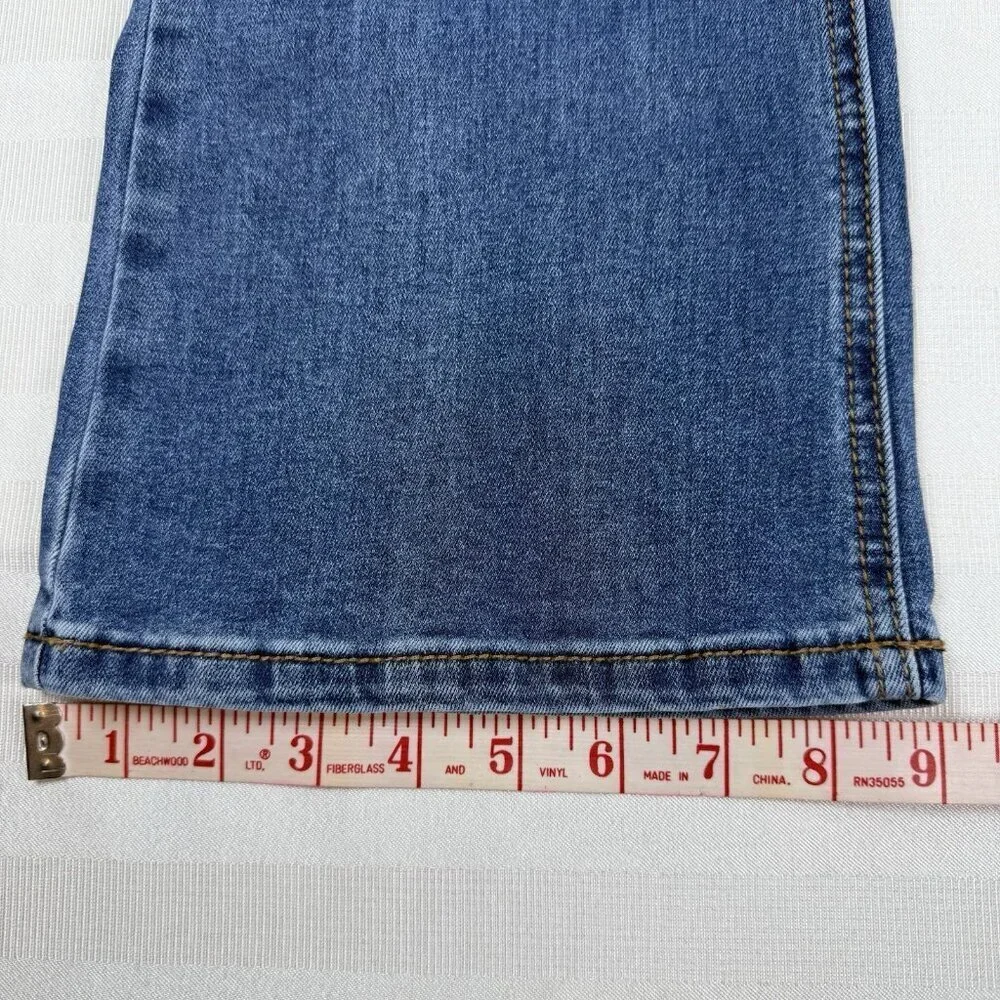 Rock & Roll Denim Women’s Mid Rise Bootcut Jeans W28 L36 Medium Wash